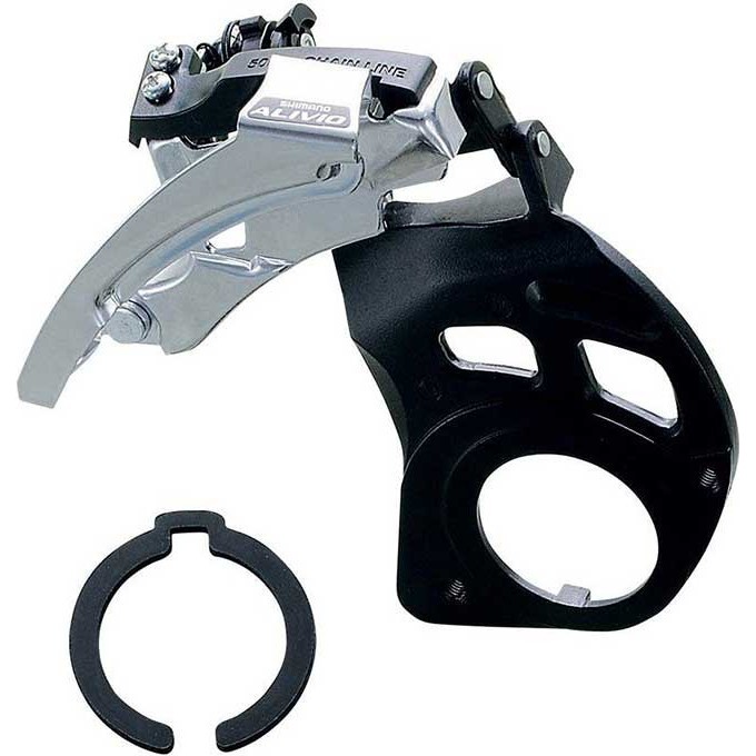 Переключатель передний SHIMANO ALIVIO, M410-E, УН. ТЯГА, ПОД КАРЕТК., УГ.:63-66 EFDM410E Переключатель передний SHIMANO ALIVIO, M410-E, УН. ТЯГА, ПОД КАРЕТК., УГ.:63-66 EFDM410E