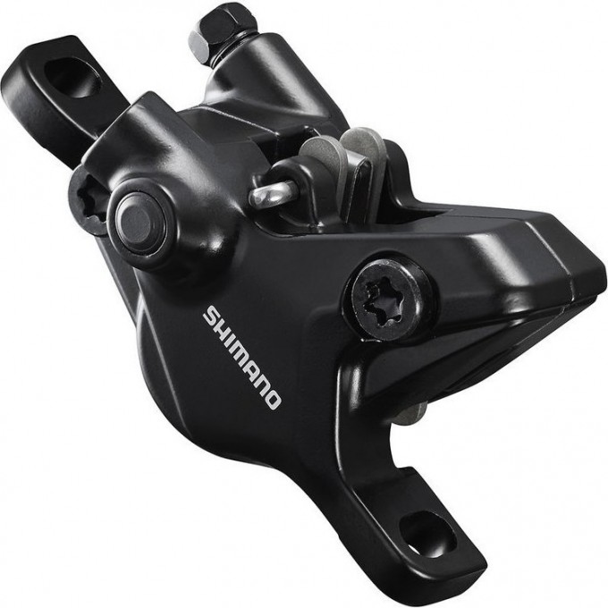 Калипер гидравлический SHIMANO MT410, POST MOUNT, полимерные колодки B01S без кулера, без адаптера, серебристый EBRMT410MPRXL Калипер гидравлический SHIMANO MT410, POST MOUNT, полимерные колодки B01S без кулера, без адаптера, серебристый EBRMT410MPRXL