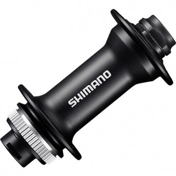 Втулка передняя SHIMANO MT400, 32 ОТВ, CENTER LOCK, ПОД ОСЬ 15ММ(БЕЗ ОСИ), OLD 110ММ,ЦВ. ЧЕРНЫЙ
