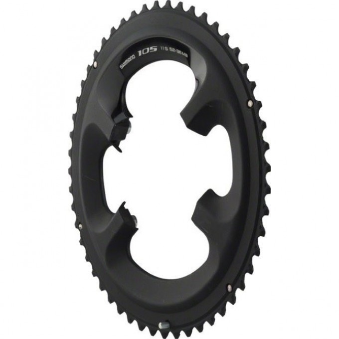 Звезда SHIMANO 105 52T-MB, передняя, для FC-5800, для 52-36T, черный, Y1PH98110 Звезда SHIMANO 105 52T-MB, передняя, для FC-5800, для 52-36T, черный, Y1PH98110